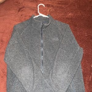 The north face zip up sweater